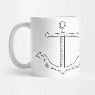 Anchor Pattern Mug